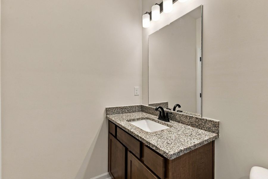 These pictures are of another unit of the same floor plan. Design selections will vary.