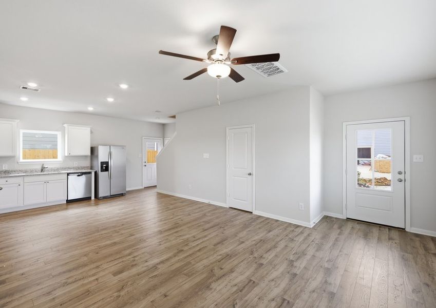 Vaughn - TX | Family Room – Open to Kitchen