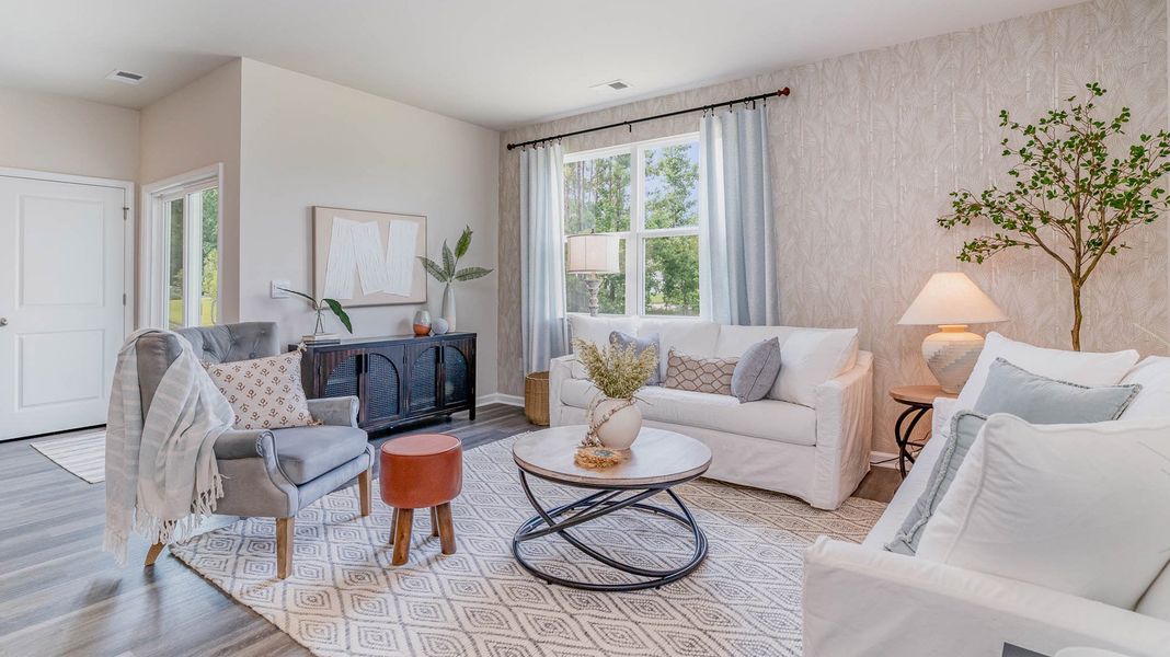Representative furnished interior of a home built from the Kenner by D.R. Horton in Shiloh Springs, Jackson (Image 11). Representative furnished interior of a home built from the Kenner by D.R. Horton in Shiloh Springs, Jackson (Image 11).