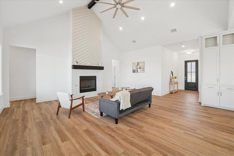 Furnished interior view inside a new home in , Azle (Image 12). Furnished interior view inside a new home in , Azle (Image 12).