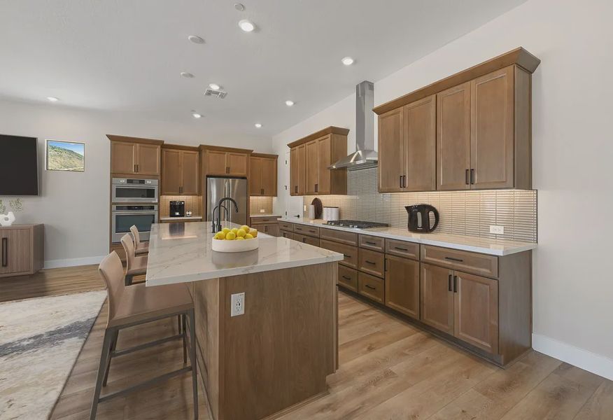 Virtually Staged Trilogy Ridgecrest Discover HS 124 Kitchen - 9 of 23