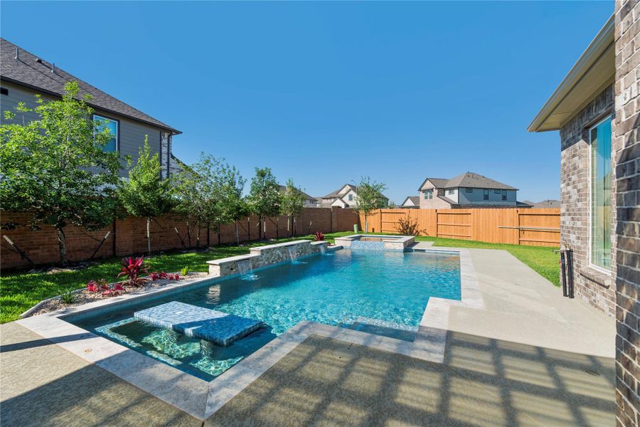 Exterior details and patio area of a home in , Cypress (Image 26).