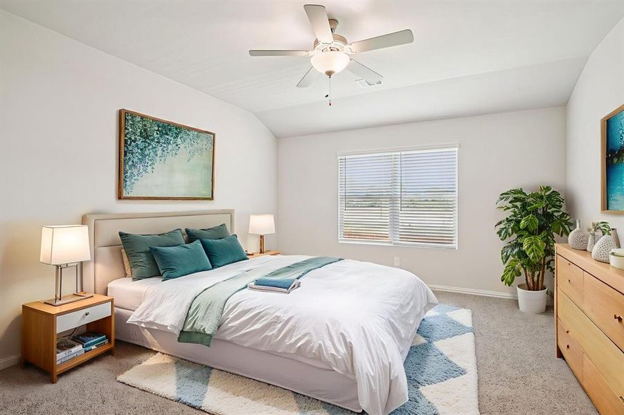 Furnished interior view inside a new home in Westmoor, Sherman (Image 4).