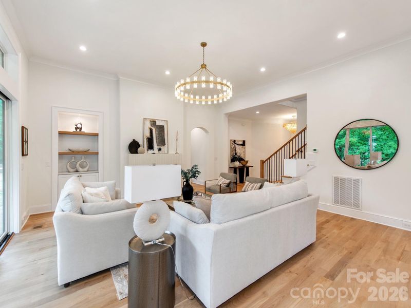 Furnished interior view inside a new home in , Charlotte (Image 6).