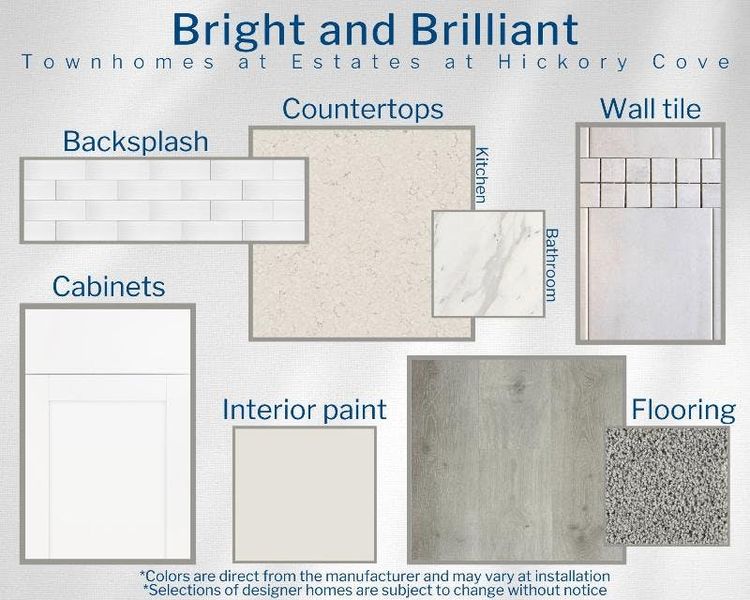 Daisy Townhome - Colors for this home