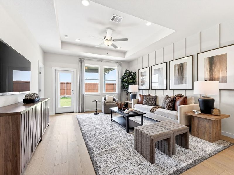 Furnished interior view inside a new home in Heartland, Crandall (Image 24).