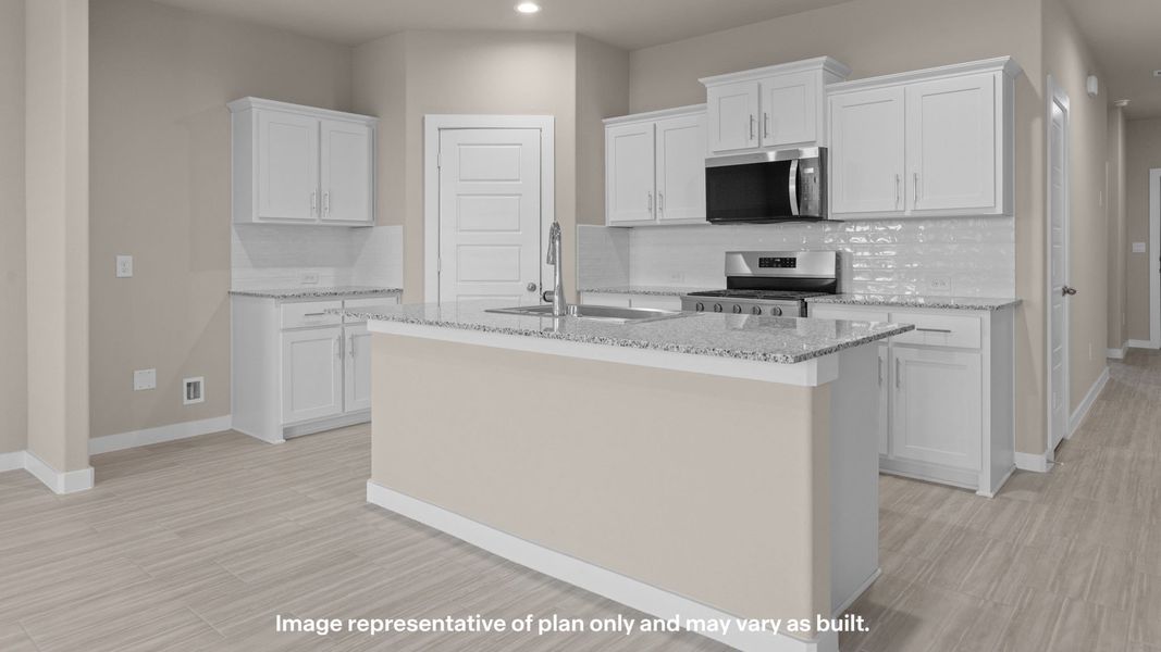 Furnished interior view inside a new home in Homestead at Parks Bell Ranch, Odessa (Image 5).