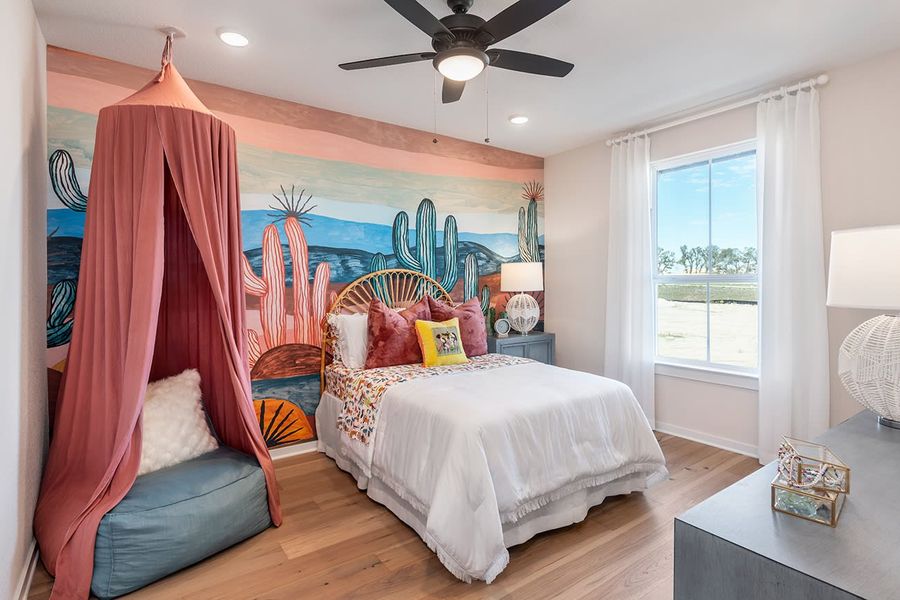 Furnished interior view inside a new home in Lariat, Liberty Hill (Image 20).