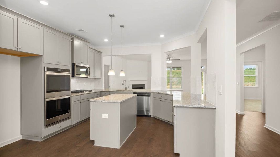 Representative furnished interior of a home built from the Marlene by D.R. Horton in Evergreen Crossing, Locust Grove (Image 6). Representative furnished interior of a home built from the Marlene by D.R. Horton in Evergreen Crossing, Locust Grove (Image 6).