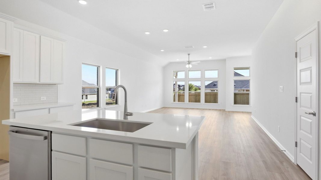 Furnished interior view inside a new home in Carillon, Manor (Image 14).