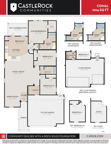 2D floor plan layout of this home in Hunters Glen, Jarrell, TX (Image 2). 2D floor plan layout of this home in Hunters Glen, Jarrell, TX (Image 2).