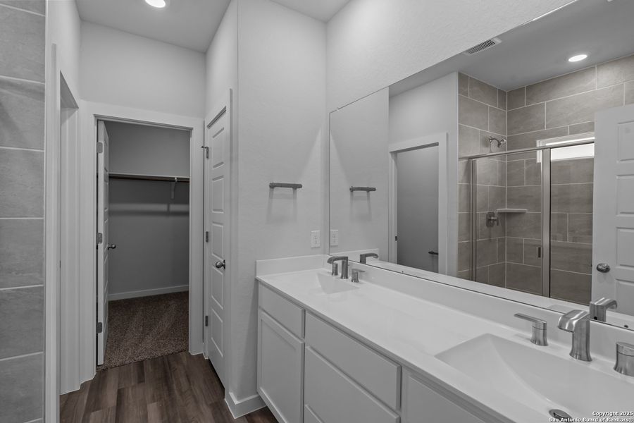 Furnished interior view inside a new home in The Meadows at Hunters Ranch, San Antonio (Image 7).