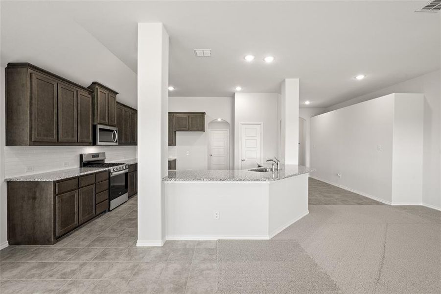 Furnished interior view inside a new home in Chisholm Hills, Cleburne (Image 7).