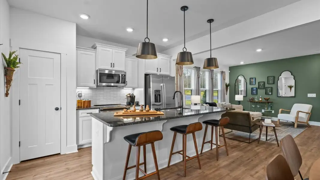 Furnished interior view inside a new home in Brookland Place, Hendersonville (Image 11).