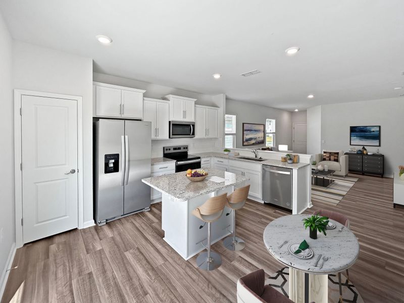 Furnished interior view inside a new home in Grand Arbor, Blythewood (Image 9).