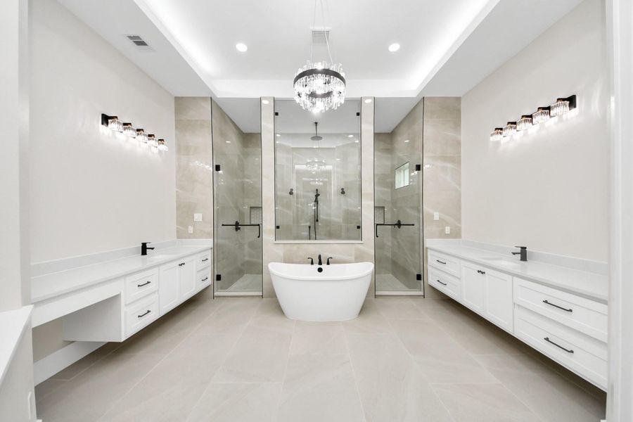 Furnished interior view inside a new home in , Porter (Image 15).