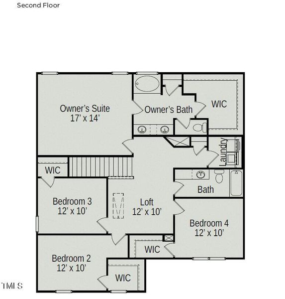 Second Floor Floorplan