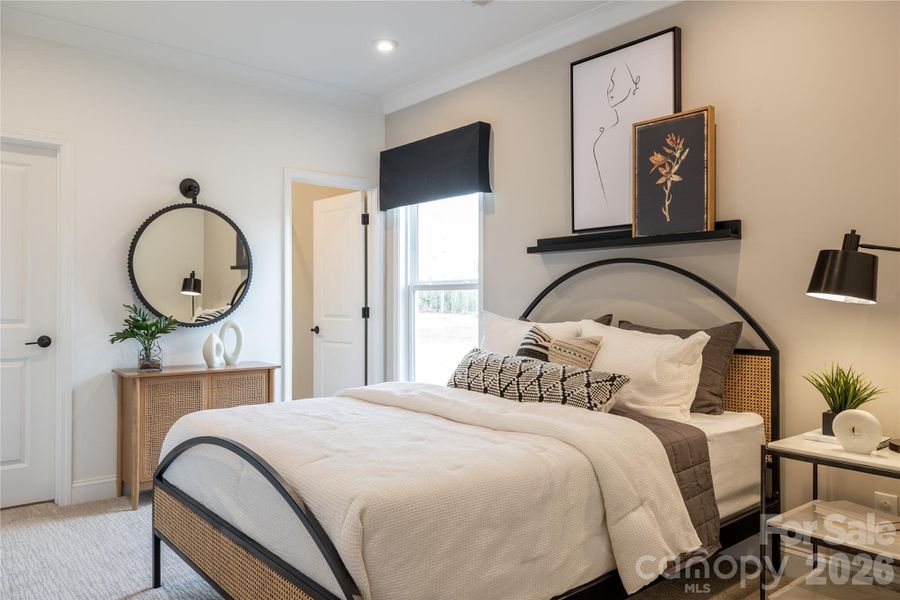Not actual home. Photos of Riverton plan model home.