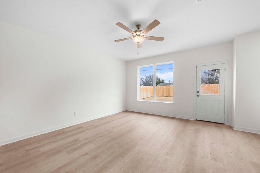 Spacious, unfurnished interior of a new home in Adaline Crossing, McGregor (Image 13). Spacious, unfurnished interior of a new home in Adaline Crossing, McGregor (Image 13).