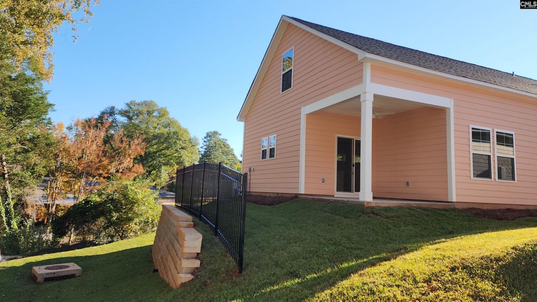 Exterior details and patio area of a home in Bickley Station, Irmo (Image 3). Exterior details and patio area of a home in Bickley Station, Irmo (Image 3).