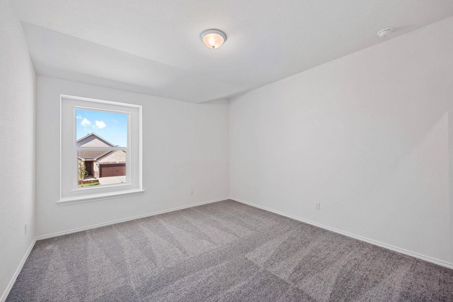 Spacious, unfurnished interior of a new home in Salerno - Classic Collection, Round Rock (Image 24). Spacious, unfurnished interior of a new home in Salerno - Classic Collection, Round Rock (Image 24).