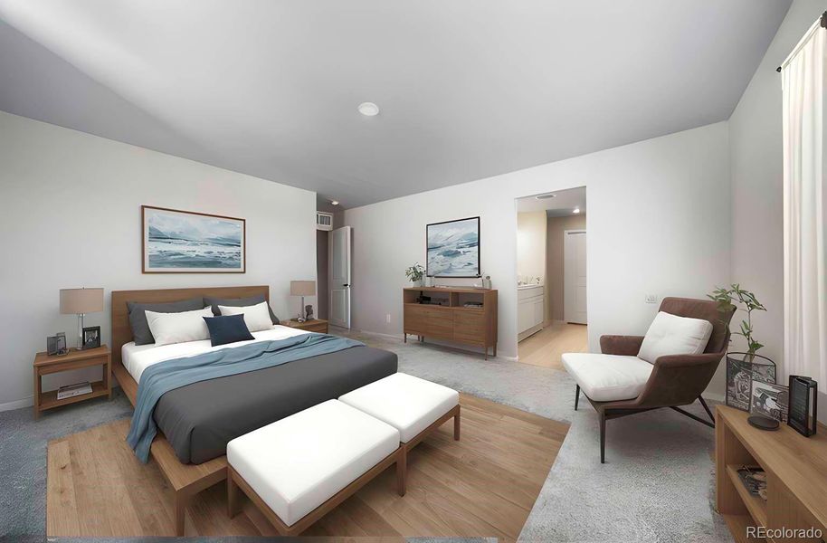 Furnished interior view inside a new home in , Aurora (Image 17). Furnished interior view inside a new home in , Aurora (Image 17).