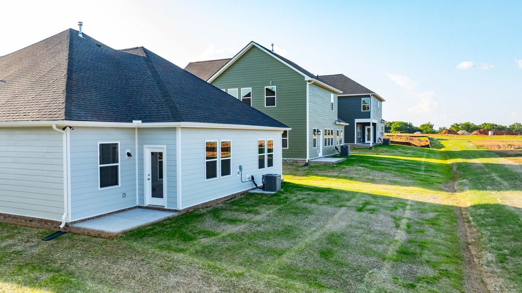 Exterior details and patio area of a home in McClure Farms, Columbia (Image 26).