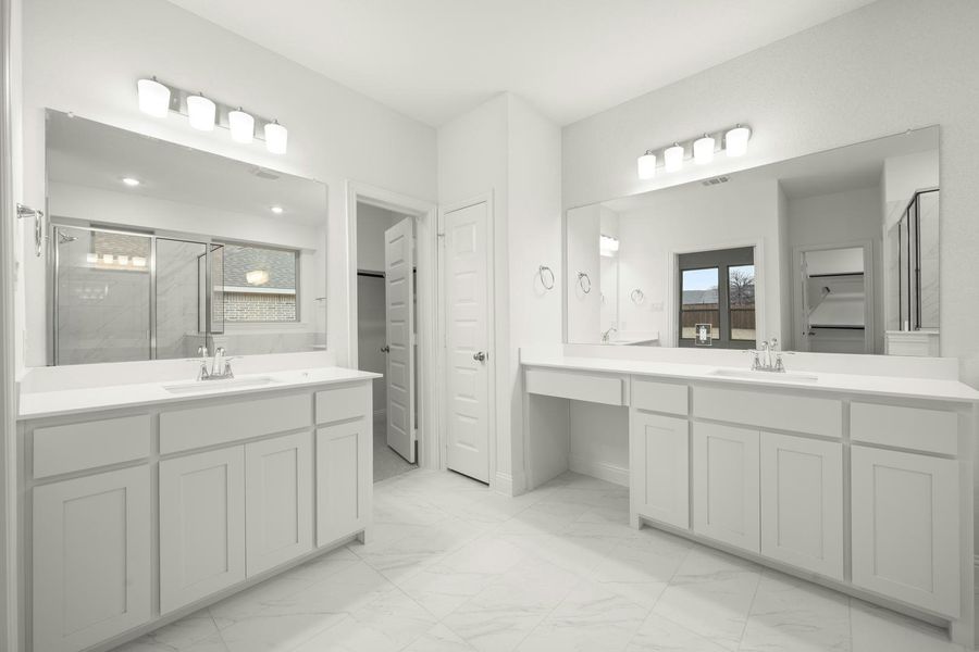 Furnished interior view inside a new home in Stone Eagle, Azle (Image 17).