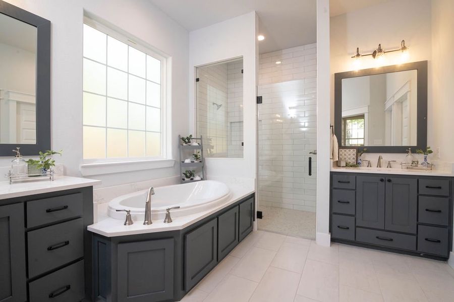 Representative furnished interior of a home built from the The Julia by Reece Homes in Pebble Creek, College Station (Image 15).