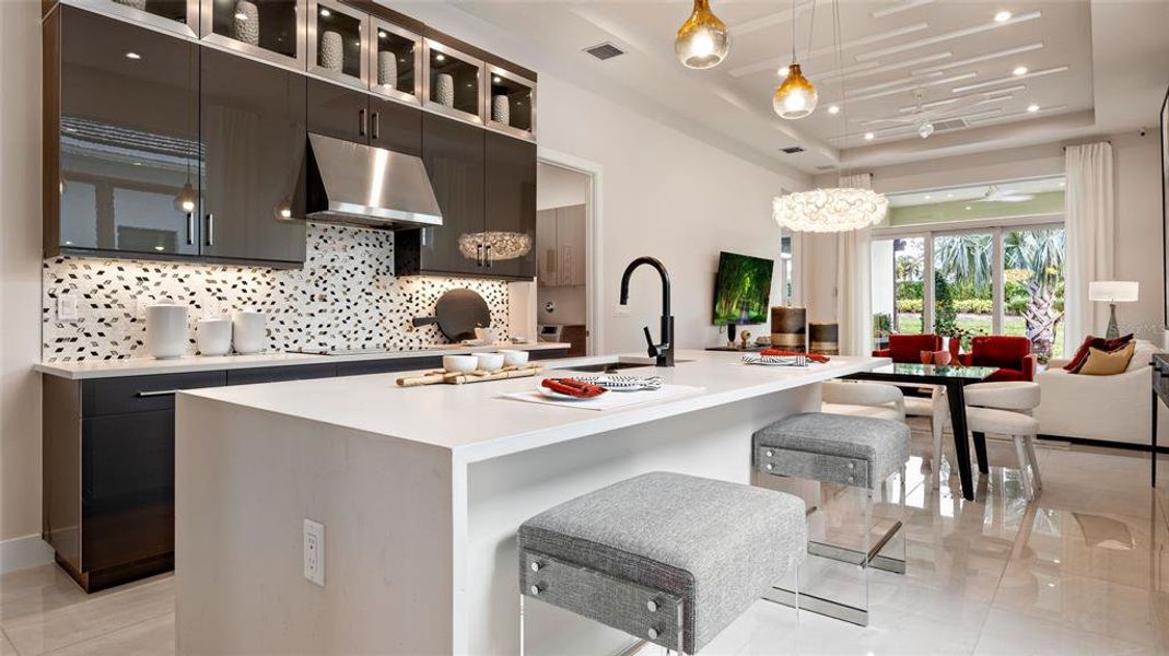 Furnished interior view inside a new home in Cresswind at Lake Harris, Tavares (Image 14).