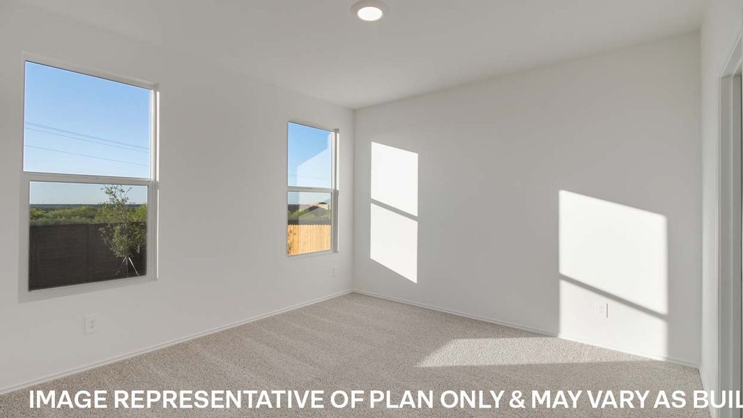 Spacious, unfurnished interior of a new home in Wayside, Uhland (Image 10).