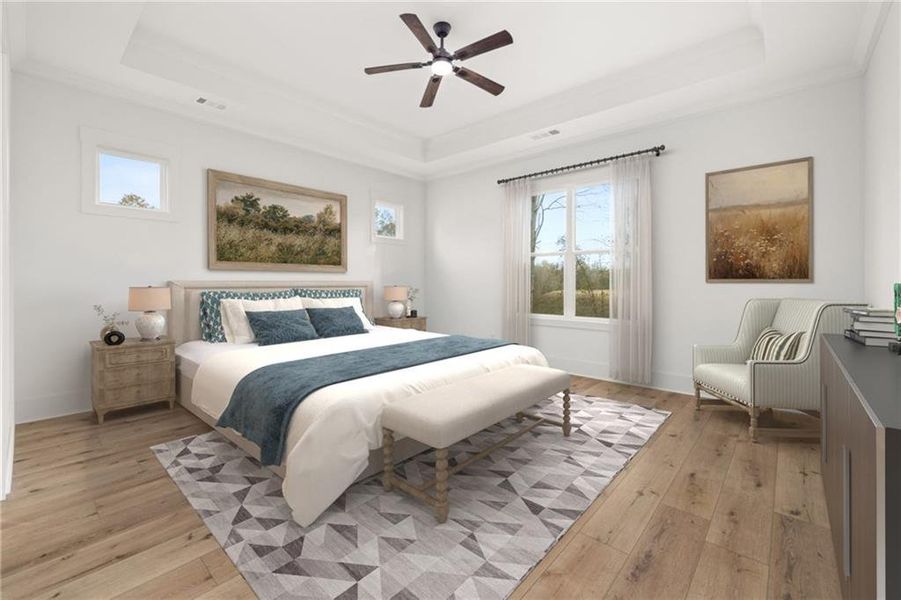 Furnished interior view inside a new home in , Jefferson (Image 45).