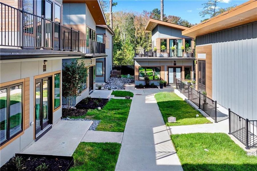 Exterior details and patio area of a home in , Union City (Image 13). Exterior details and patio area of a home in , Union City (Image 13).