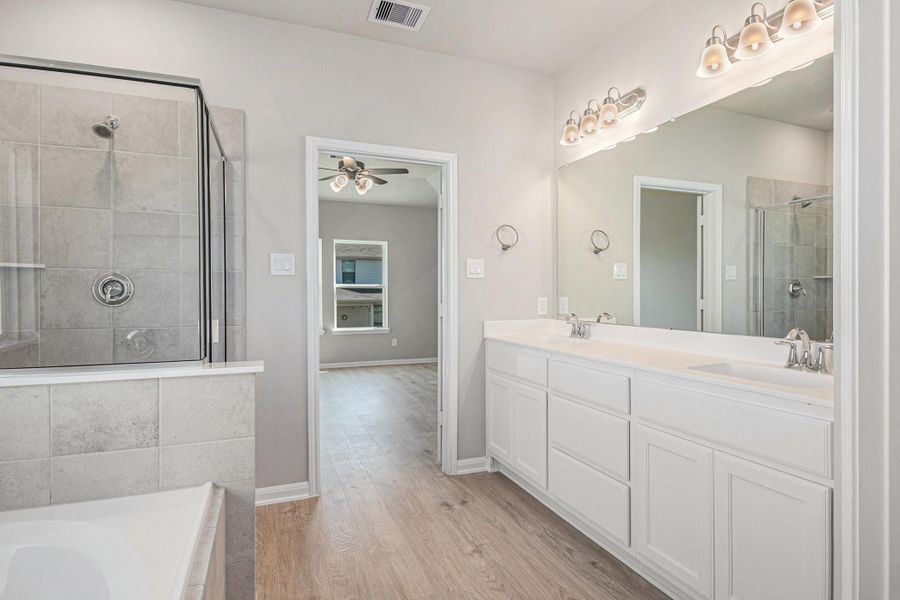 Furnished interior view inside a new home in Clear View Estates, Willis (Image 3). Furnished interior view inside a new home in Clear View Estates, Willis (Image 3).