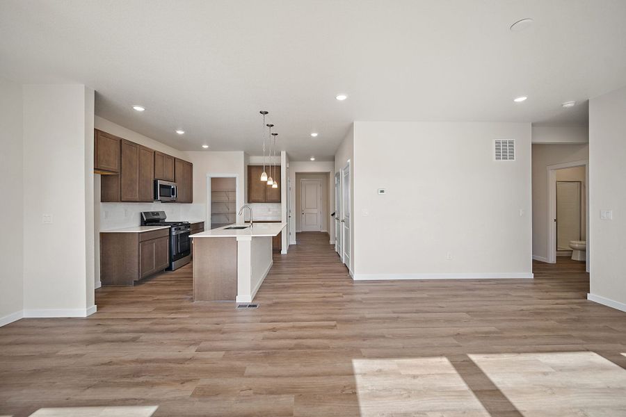 Spacious, unfurnished interior of a new home in Ridge at Lorson Ranch, Colorado Springs (Image 24). Spacious, unfurnished interior of a new home in Ridge at Lorson Ranch, Colorado Springs (Image 24).