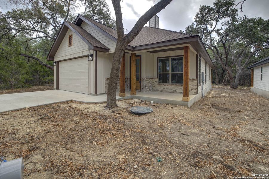In-progress construction of a new home in , Wimberley, TX (Image 28).