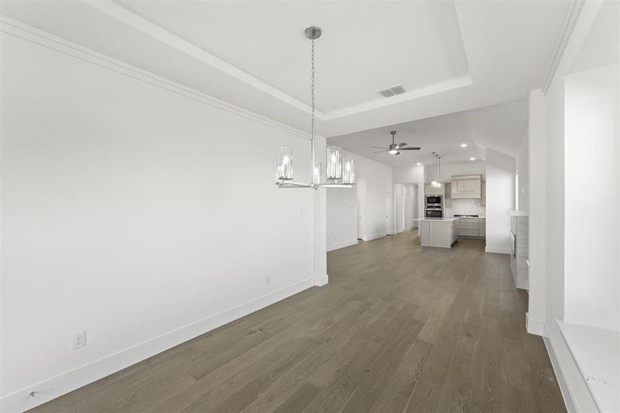 Spacious, unfurnished interior of a new home in Trails at Cottonwood Creek, Rowlett (Image 22). Spacious, unfurnished interior of a new home in Trails at Cottonwood Creek, Rowlett (Image 22).