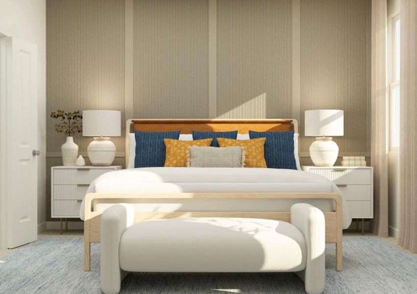 Furnished interior view inside a new home in Bertram Oaks: Classic Collection, Bertram (Image 8). Furnished interior view inside a new home in Bertram Oaks: Classic Collection, Bertram (Image 8).