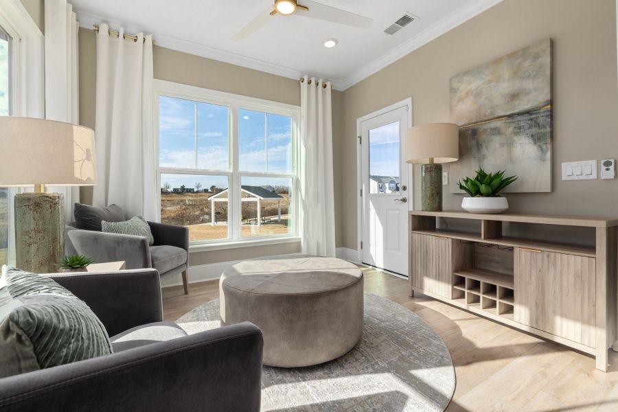 Representative furnished interior of a home built from the Continental by Pulte Homes in Everbrook, Angier (Image 13).