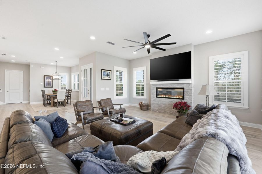 Furnished interior view inside a new home in , St. Johns (Image 6).