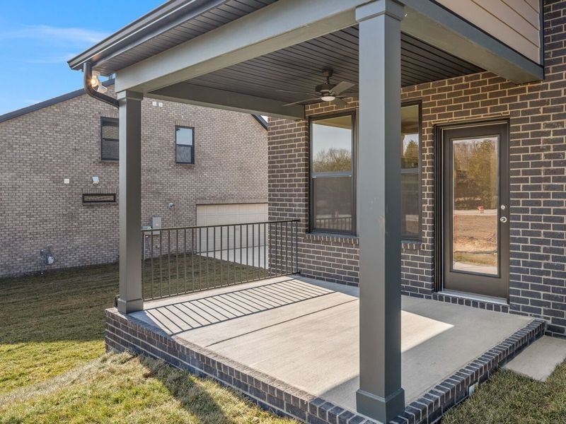 Exterior details and patio area of a home in Benders Cove, Mount Juliet (Image 4). Exterior details and patio area of a home in Benders Cove, Mount Juliet (Image 4).