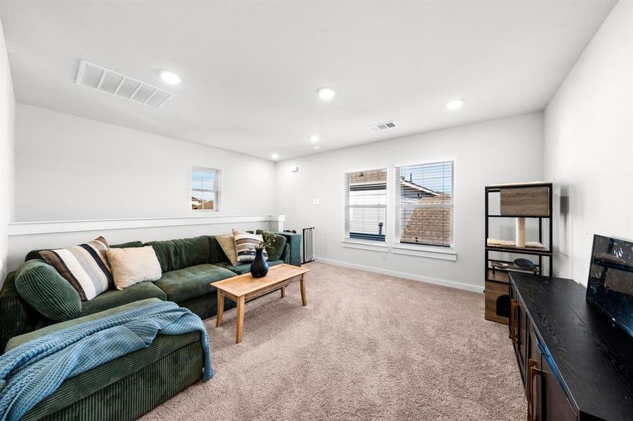 Furnished interior view inside a new home in Ambergrove, Royse City (Image 13).
