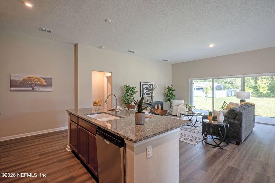 Furnished interior view inside a new home in Edinburgh Village, Jacksonville (Image 14).