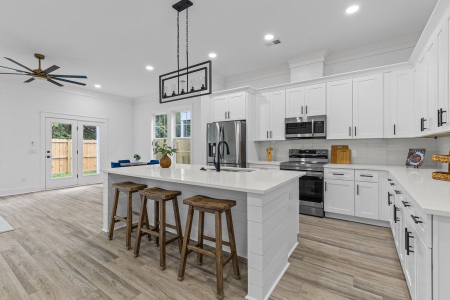 Furnished interior view inside a new home in , North Charleston (Image 14).