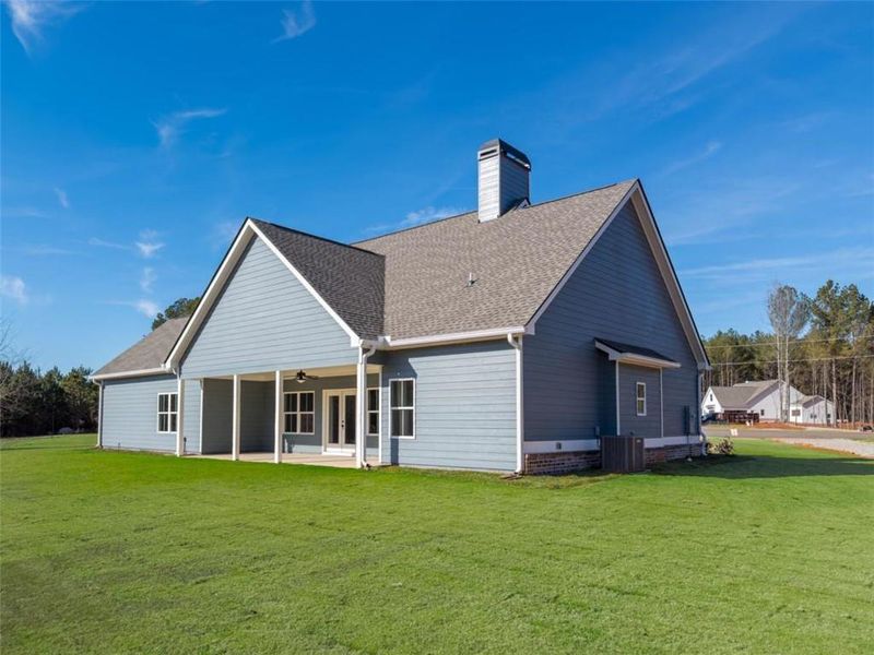 Exterior details and patio area of a home in , Social Circle (Image 3).