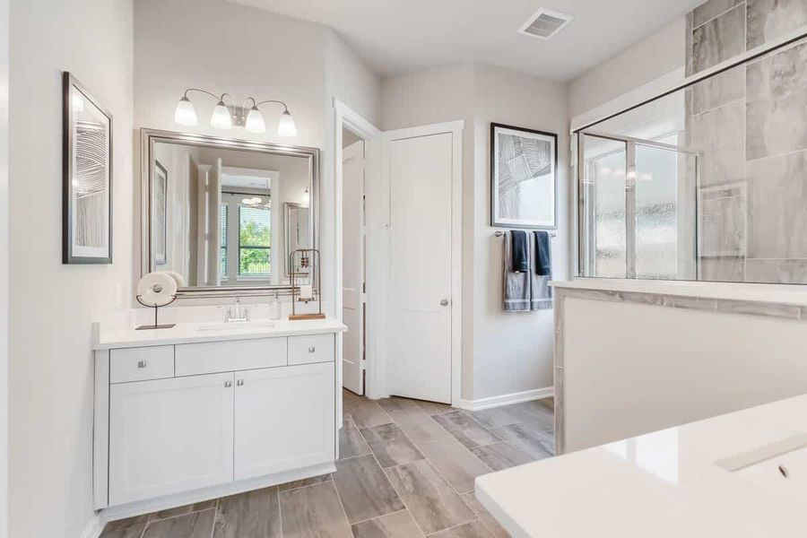 Furnished interior view inside a new home in The Trails, New Caney (Image 13).