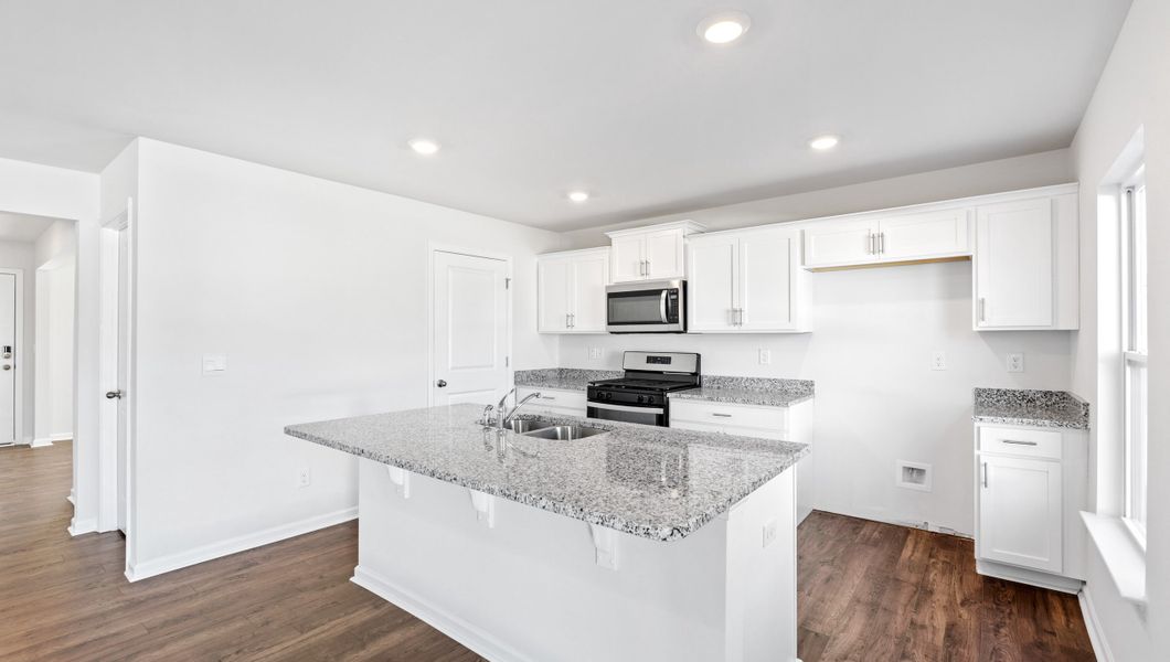 Representative furnished interior of a home built from the PENWELL by D.R. Horton in Cascade Point, Seneca (Image 8).