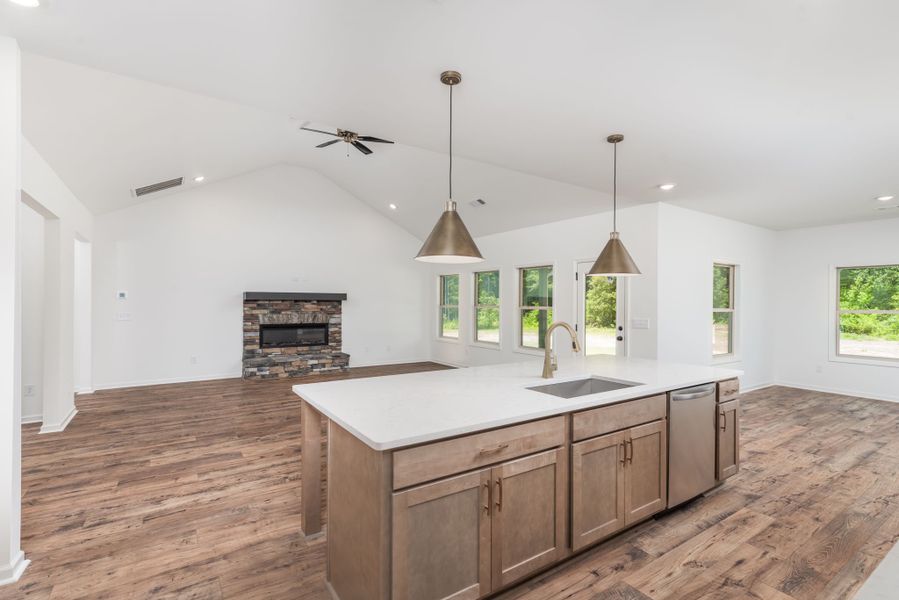 Furnished interior view inside a new home in Stewart Estates, Meansville (Image 4).