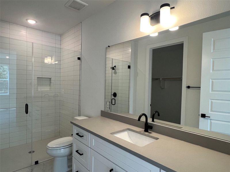 Furnished interior view inside a new home in The Grove, Austin (Image 11).