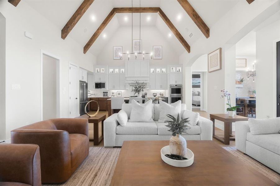 Furnished interior view inside a new home in Pecan Square, Northlake (Image 15).